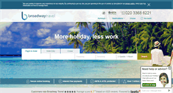 Desktop Screenshot of broadwaytravel.com